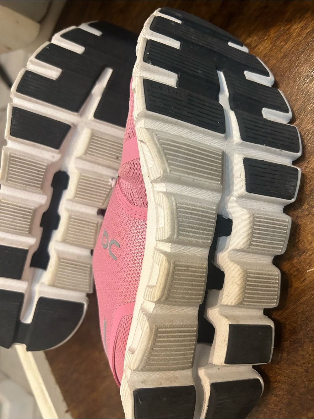 On Running Pink Women's Athletic Sneakers - Picture 8 of 11